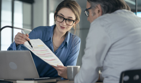 Business People Discussion Advisor Concept